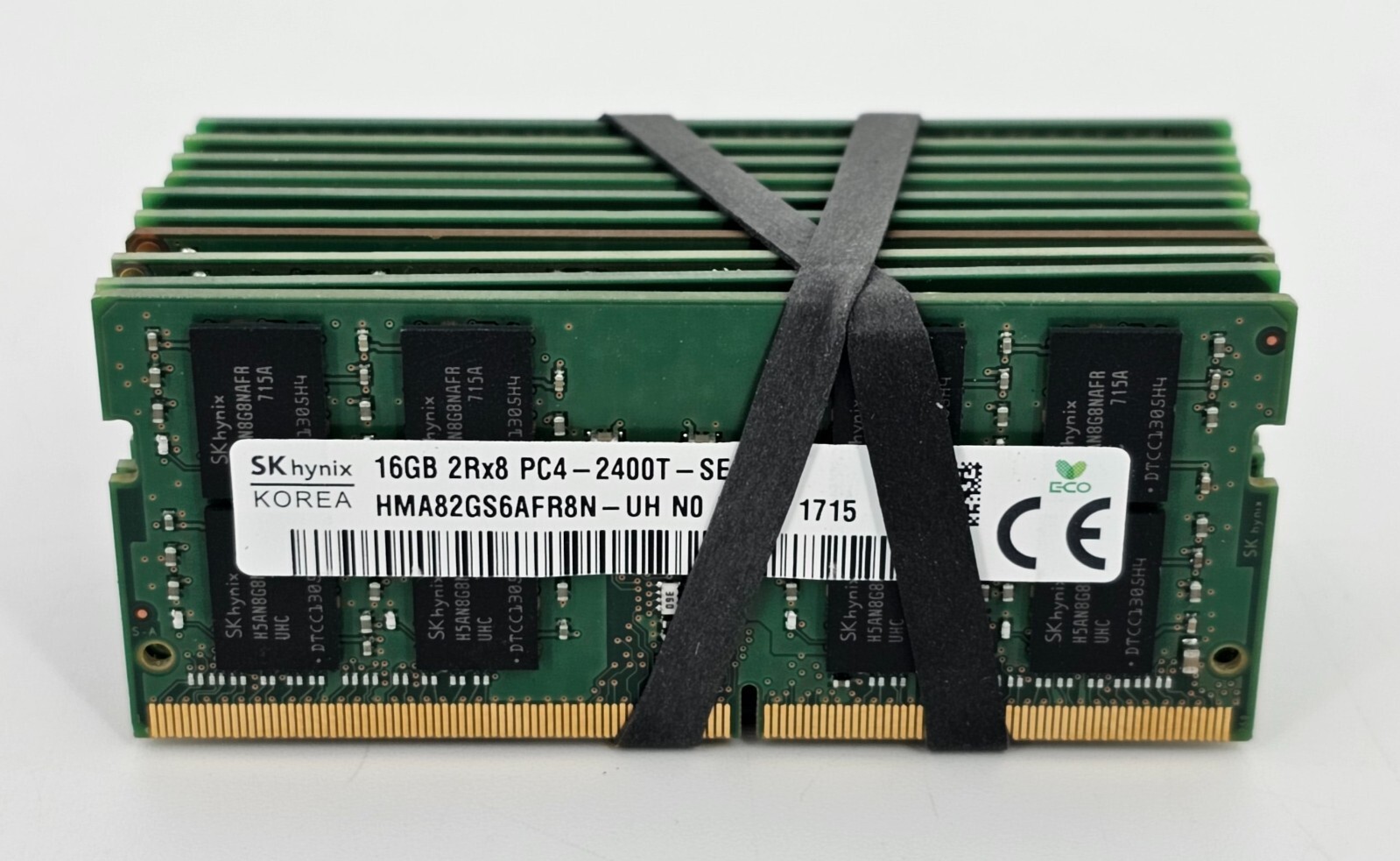 LOT OF 10 – 16GB DDR4 / PC4 SODIMM Laptop Memory / RAM – Various Brands / Speeds