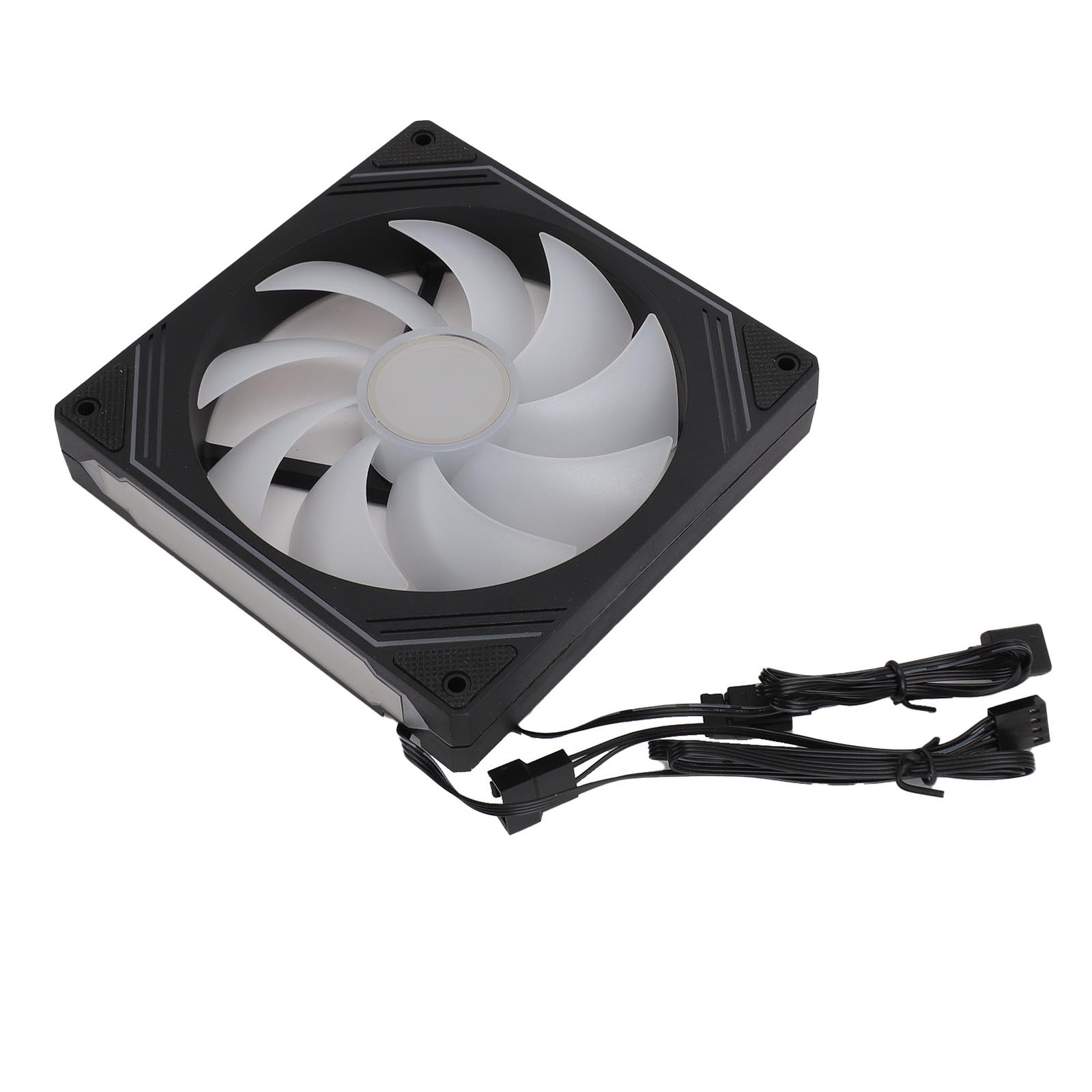 (Regular Black)140mm ARGB PWM Chassis Fan Addressable RGB Cooling Fan 5V 3PIN⭐