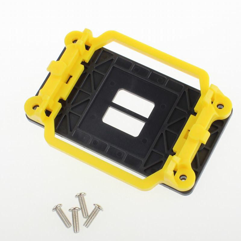 AMD Cooling Fan Mounting Bracket Holder Kit for AM2 AM2+ AM3 AM3+ 940 Yellow