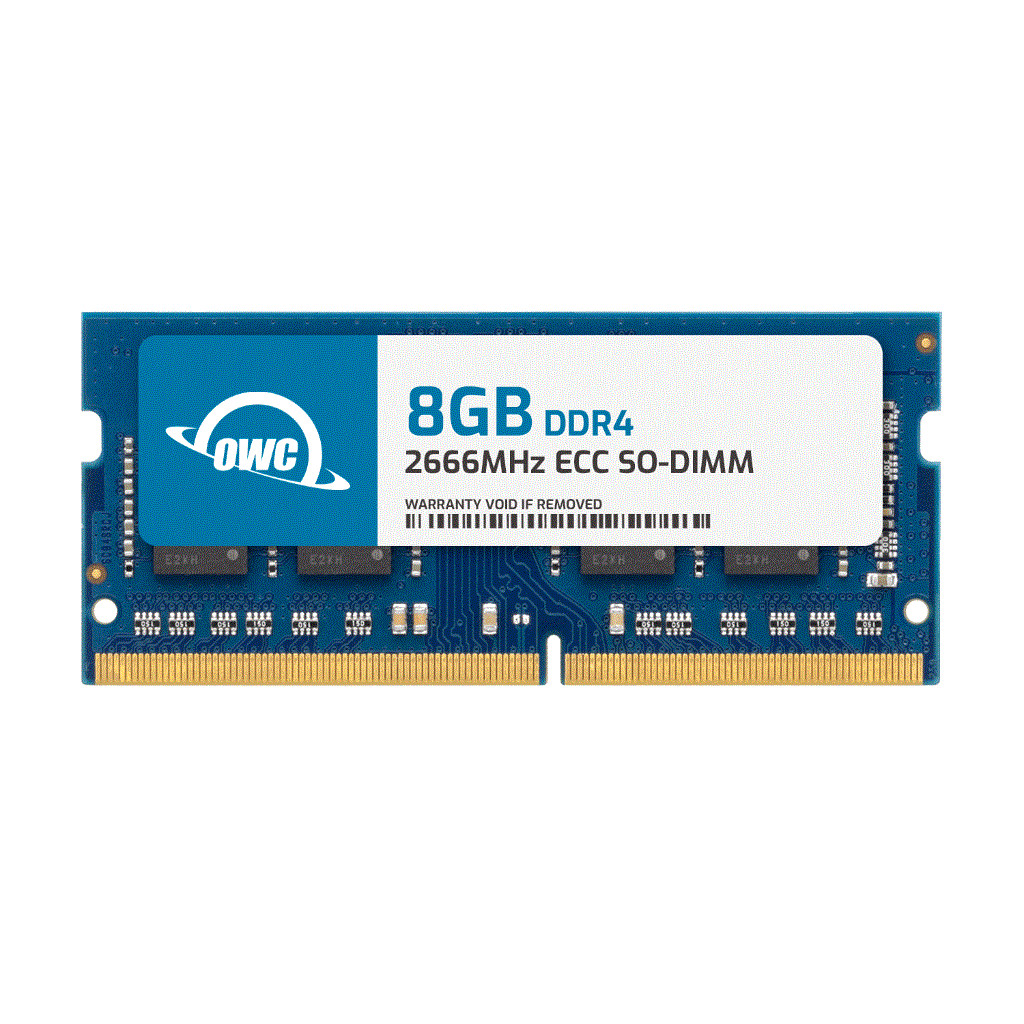 OWC 8GB DDR4 2666MHz 1Rx8 ECC Unbuffered SODIMM 260pin Memory RAM