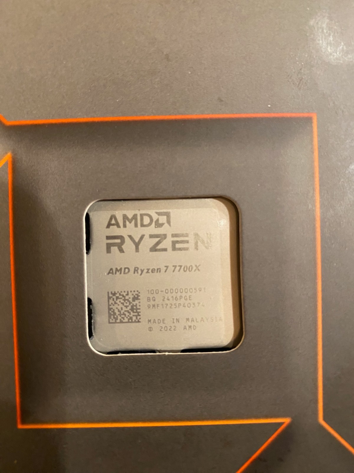 AMD Ryzen 7 7700x Processor (5.4 GHz, 8 Cores, LGA 1718/Socket AM5) Box -…