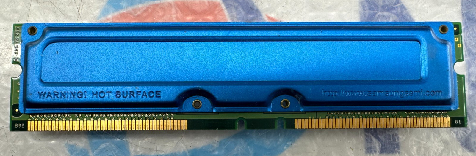 Samsung MR18R082GAN1-CK8 Memory Ram 256MBSamsung MR18R082GAN1-CK8 Memory Ram 256