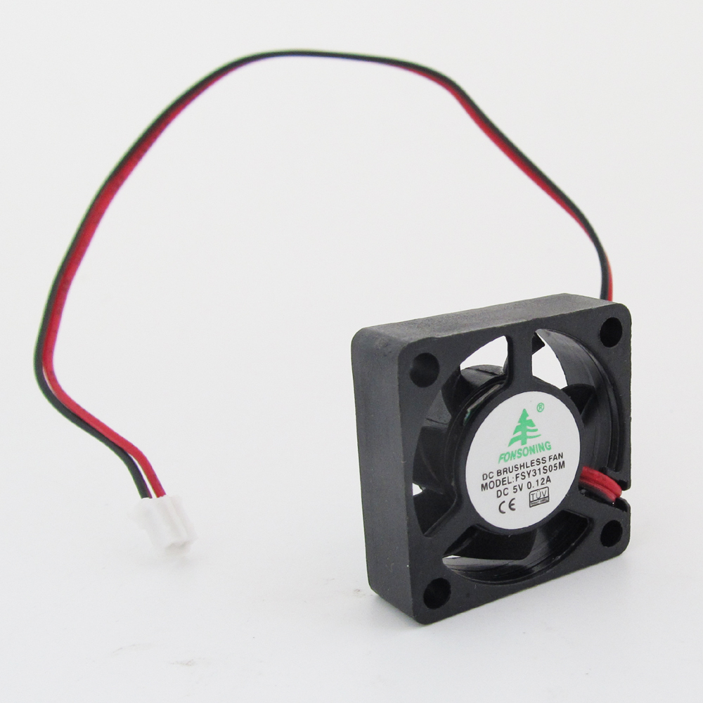 5x Brushless DC Cooling Fan 30x30x10mm 3010 5V 0.12A 7 blades 2pin 2.0 Connector