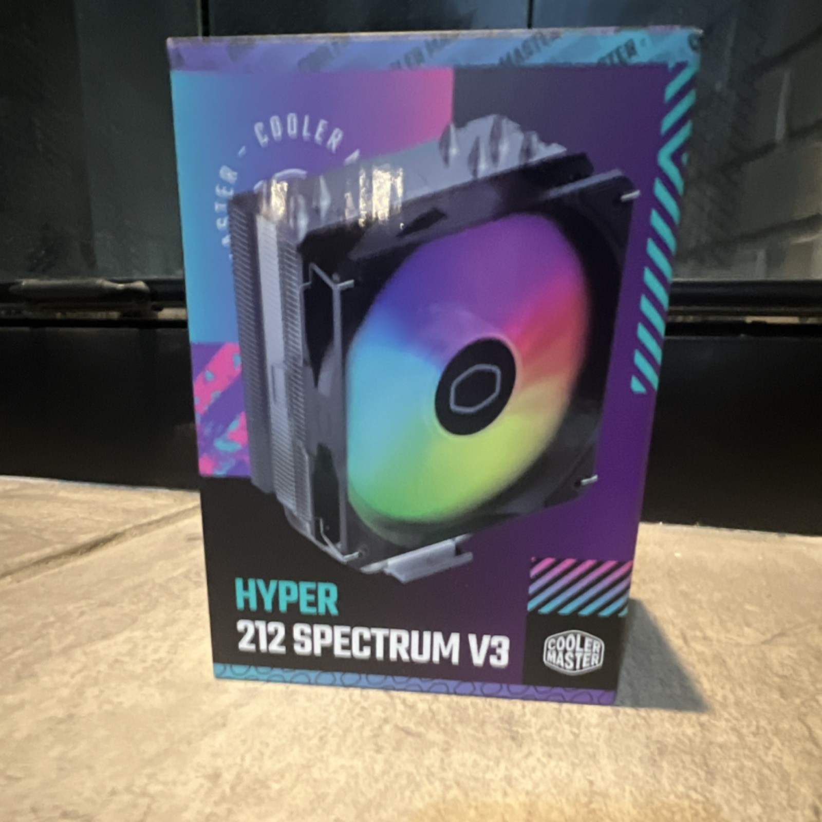 Cooler Master Hyper 212 Spectrum V3 CPU Fan with Heatsink RGB Multicolor Copper