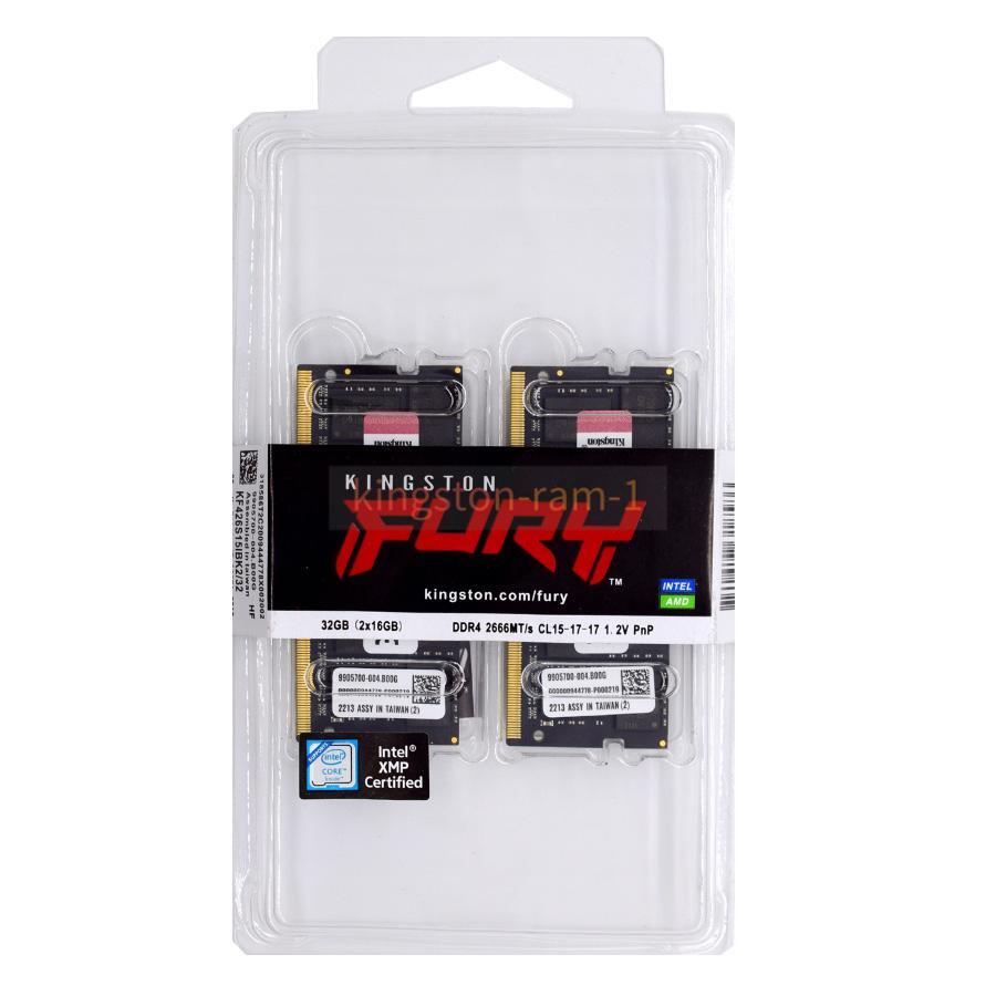 FUYR DDR4 32GB (2x16GB) 2666MHz KF426S15IBK2/32 260Pin SO-DIMM laptop Memory Kit