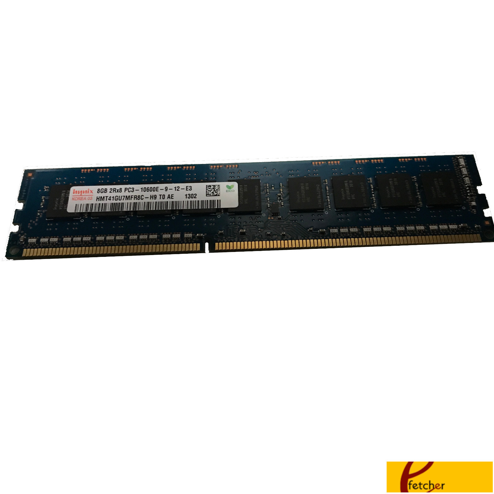647909-B21 8GB DDR3-1333 UDIMM ECC Memory HP ProLiant DL380p ML350p SL230s G8