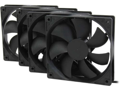 120mm Case Fan 4pack Long Life Sleeve Bearing Computer Case Fan Rocf13001 Ultra