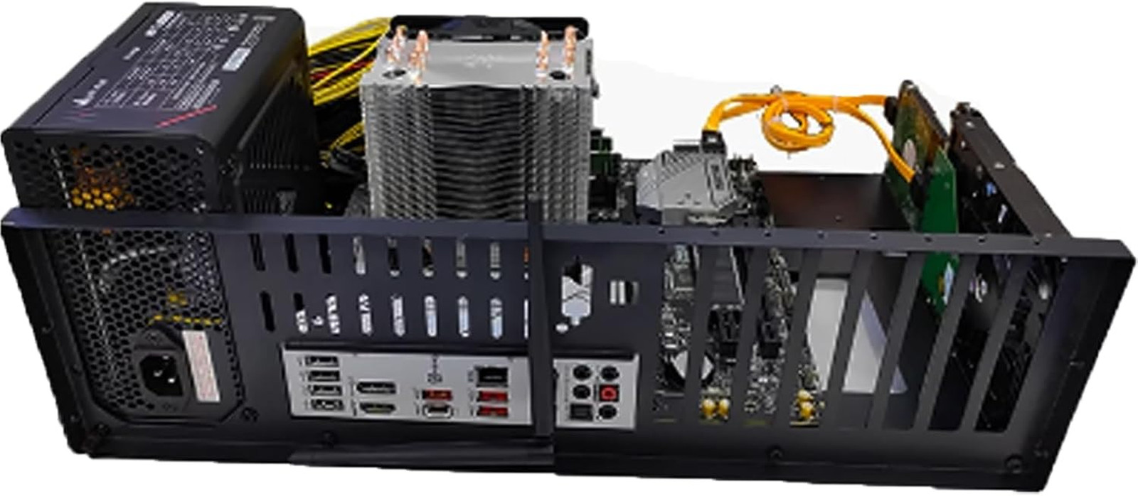 Open Air Frame Computer Case, ATX PC Test Bench Chassis Case Rack, DIY Gaming Co