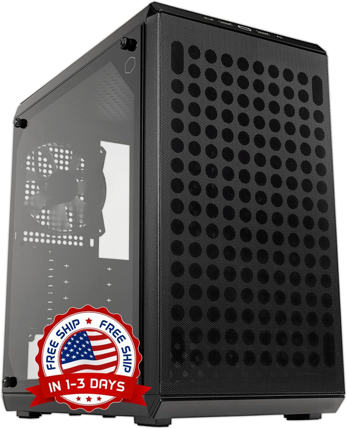 Torre ATX, filtro de polvo con patrón magnético, USB 3.2 Gen 2×2 (20 GB) NEW US
