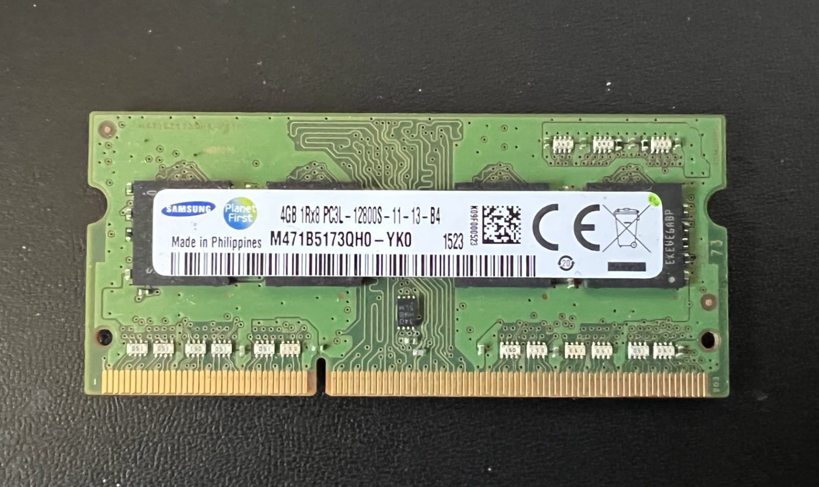 Samsung 4GB DDR3 1600 PC3-12800 SDRAM 204pin CL11 – M471B5173QHO-YKO
