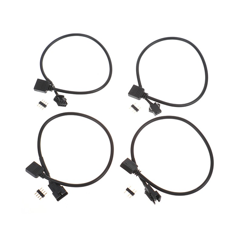 Motherboard RGB Adapter Conversion Cable 5V 3Pin / 12V 4Pin Led Strip Light Line