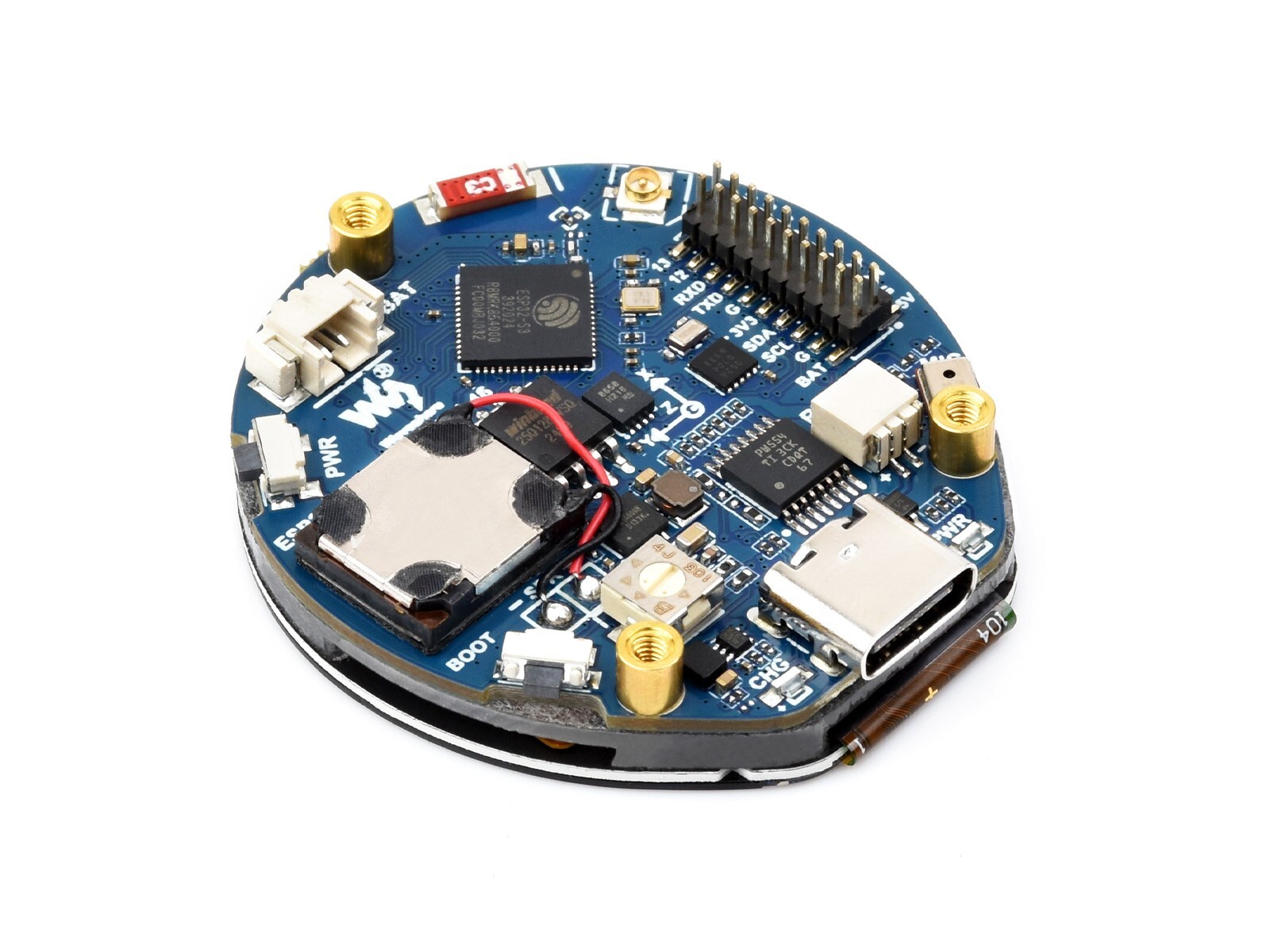 Waveshare ESP32-S3 1.46inch Round Display Development Board 412×412 Support WiFi