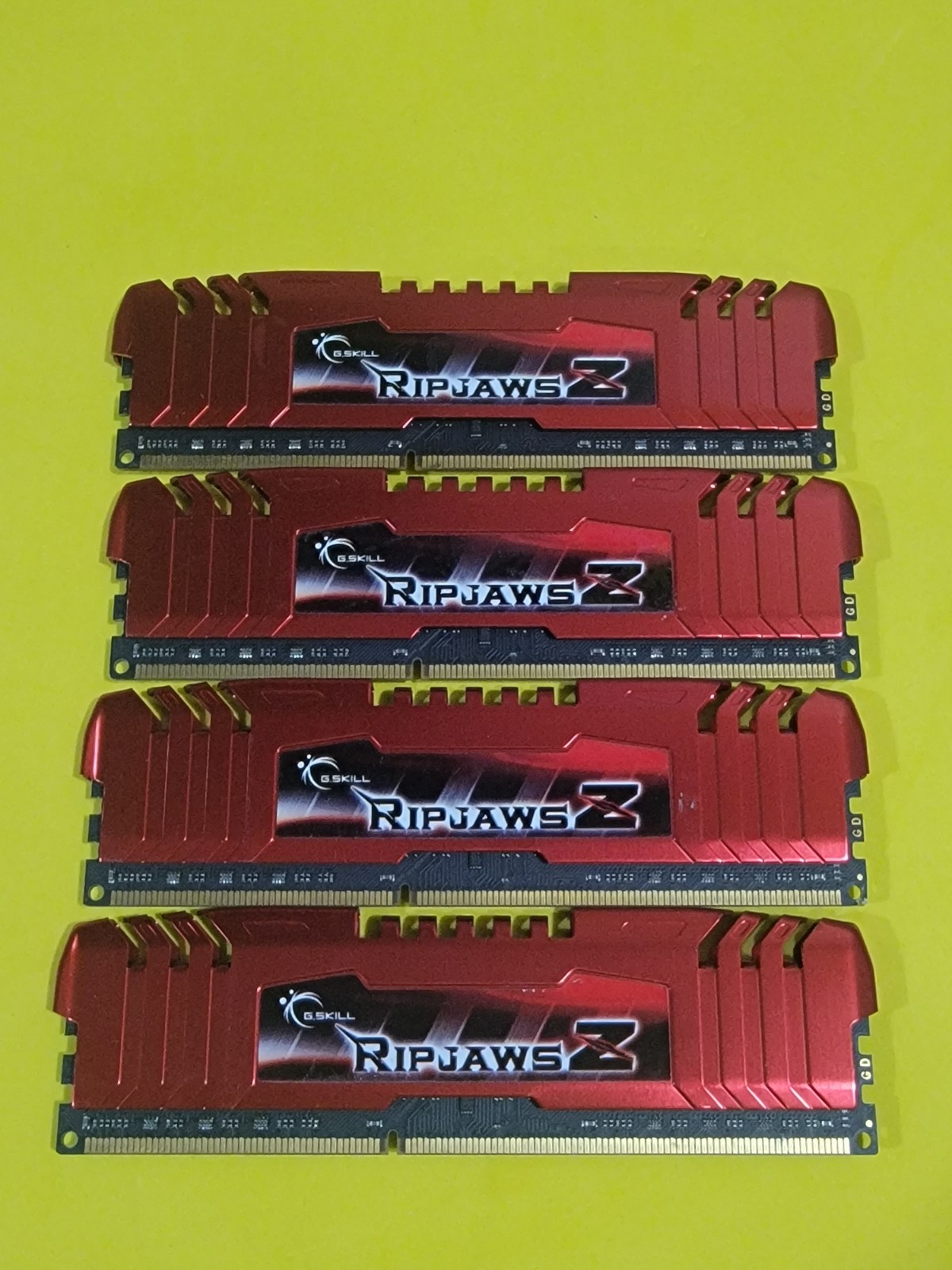 G.Skill Ripjaws Z 32gb 4×8 DDR3 1866 Red Kit F3-149000CL9Q2-32GBZL TESTED
