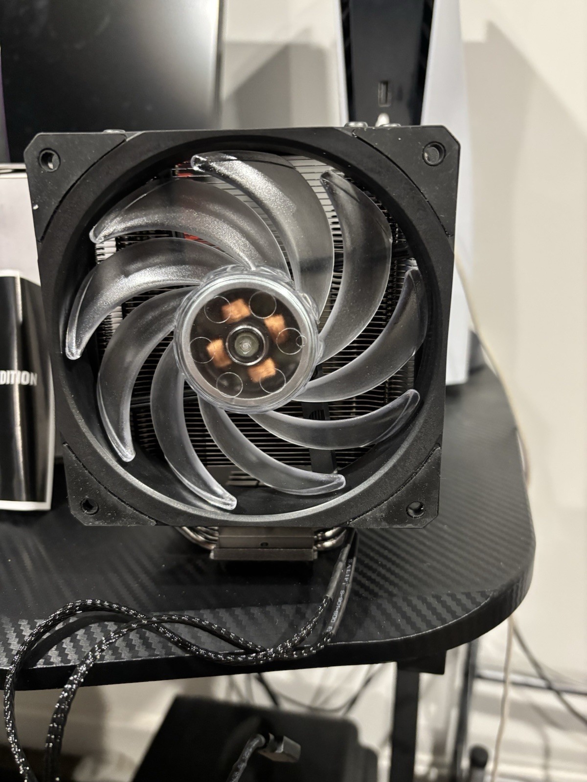 Cooler Master Hyper 212 RGB Black Edition 120mm CPU Fan Heatsink Rifle Bearing