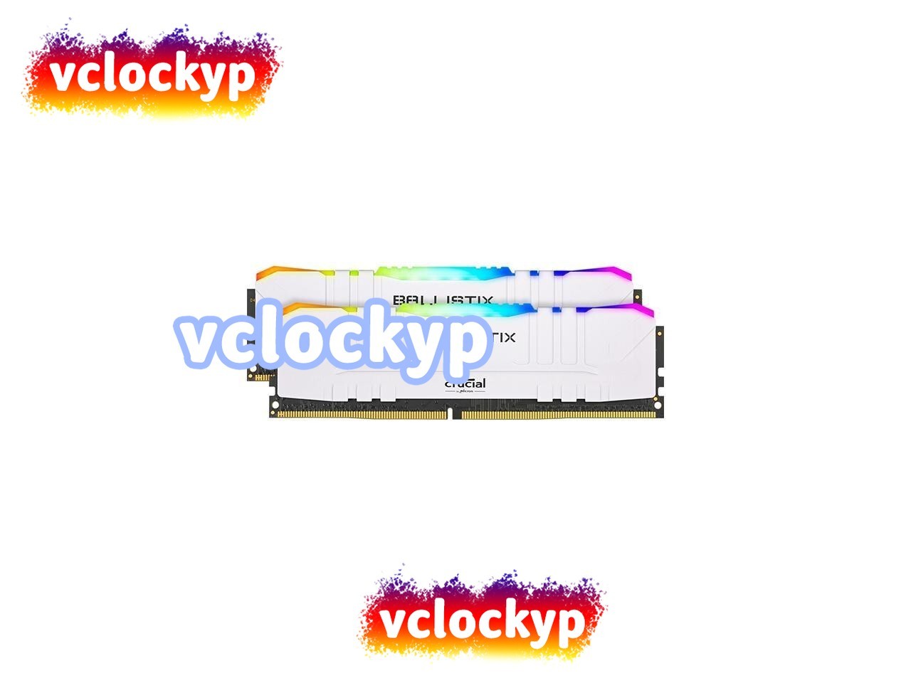 Crucial Ballistix RGB 3600 DDR4 DRAM Desktop Gaming Memory Kit 16GB(8Gx2)-WHITE