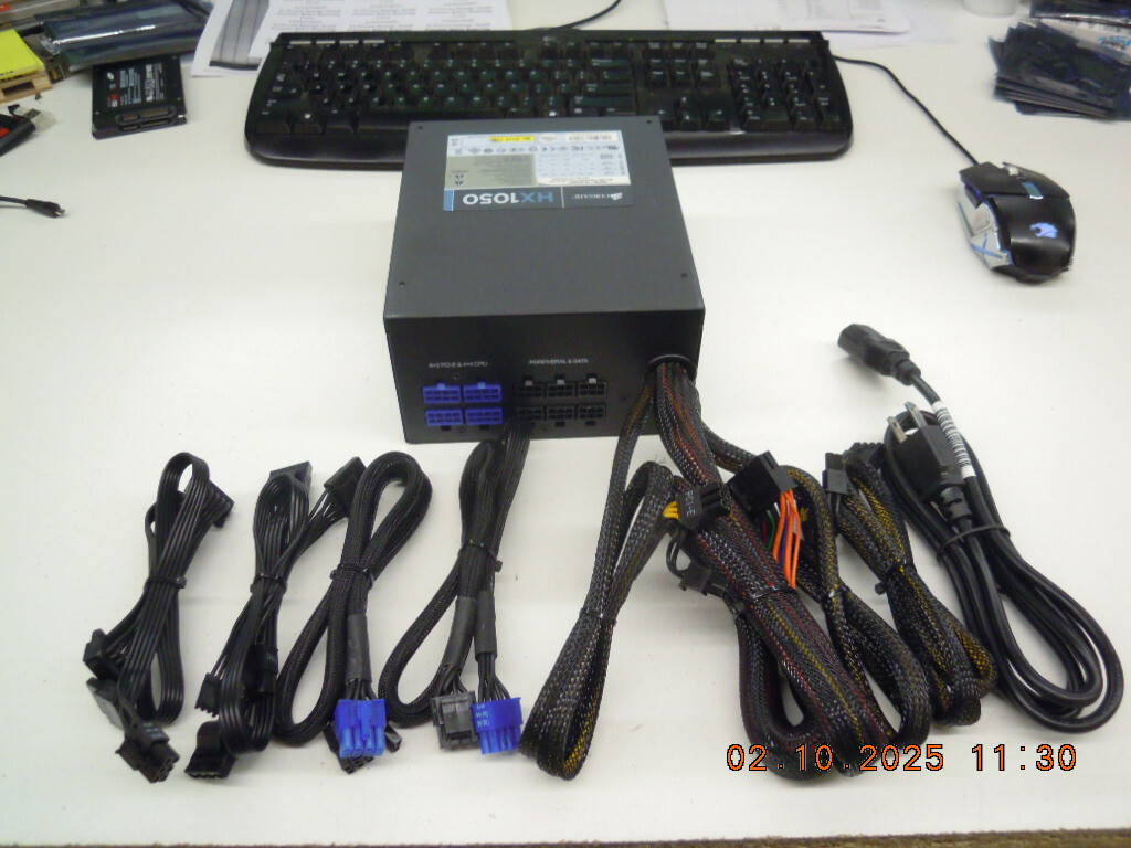 Corsair HX1050 1050Watt 80 Plug Gold AC Power Supply | 75-001220 | CP-9020033