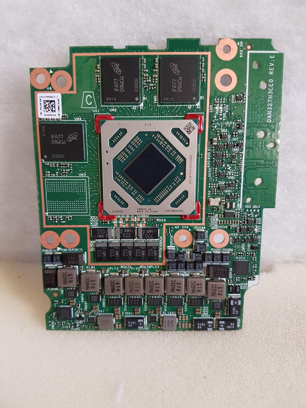 HP 800G6EOT AiO EDDARD AMD 75W DGPU CARD L89063-001