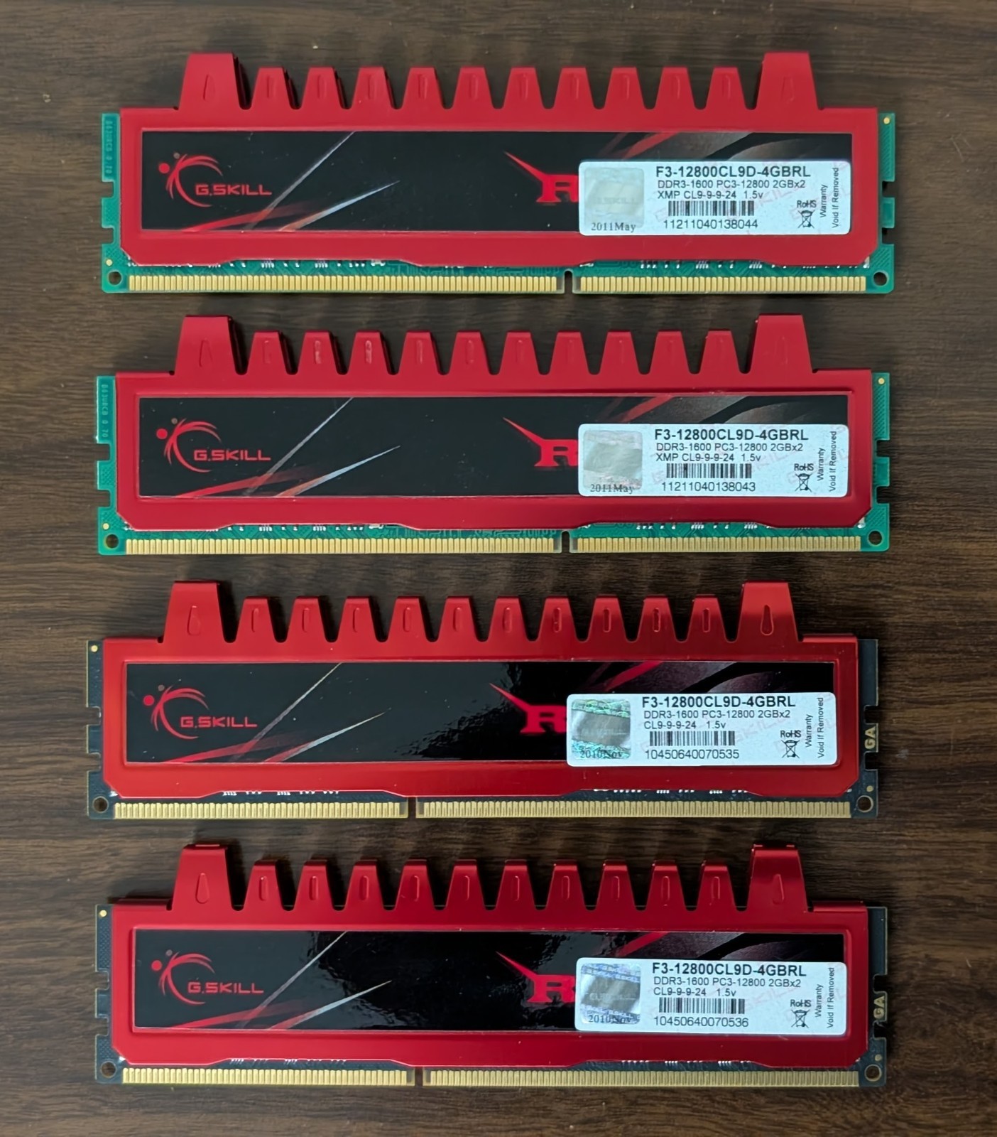 G.SKILL Ripjaws 8GB (4 x 2GB) DDR3-1600 PC3-12800 RAM Memory – Tested