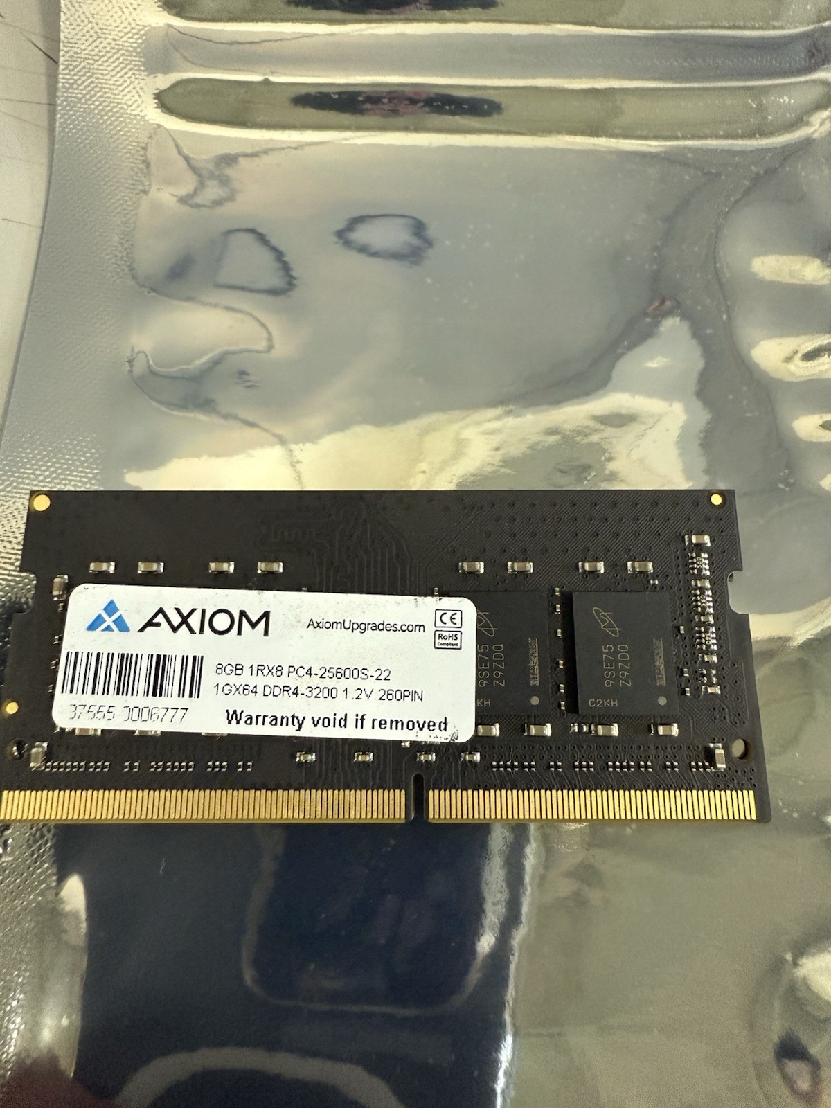 Axiom 8GB DDR4-3200 SO-DIMM 260-Pin PC4-25600S RAM 1Rx8 8GB 1RX8 PC4-25600S-22