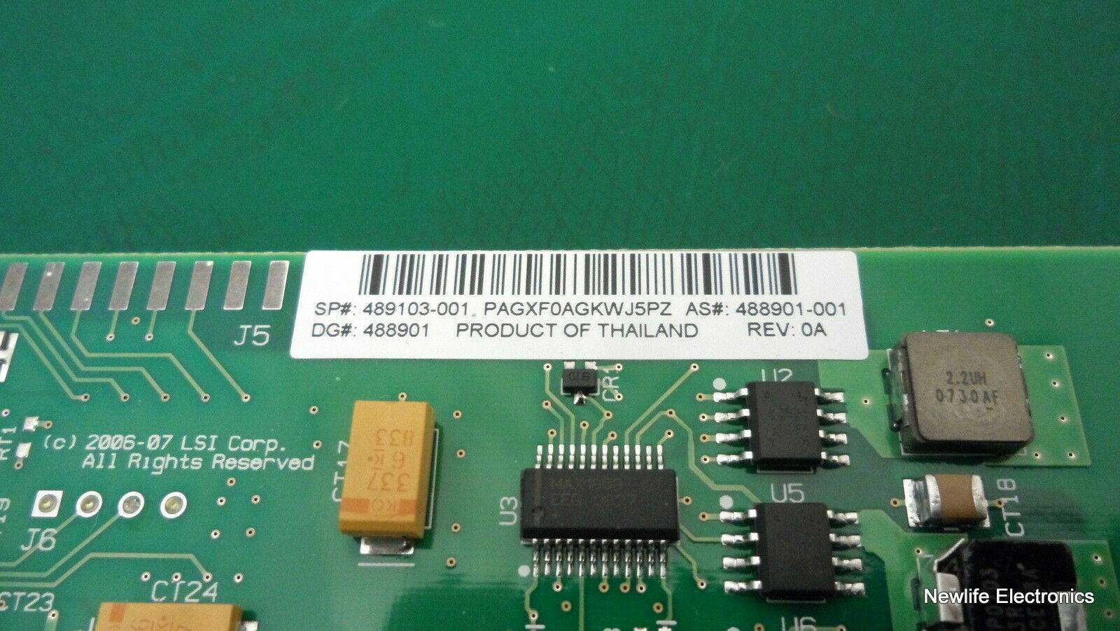 HP 489103-001 SC08Ge PCI Express x8 SAS Host Bus Adapter (HBA) 488901-001
