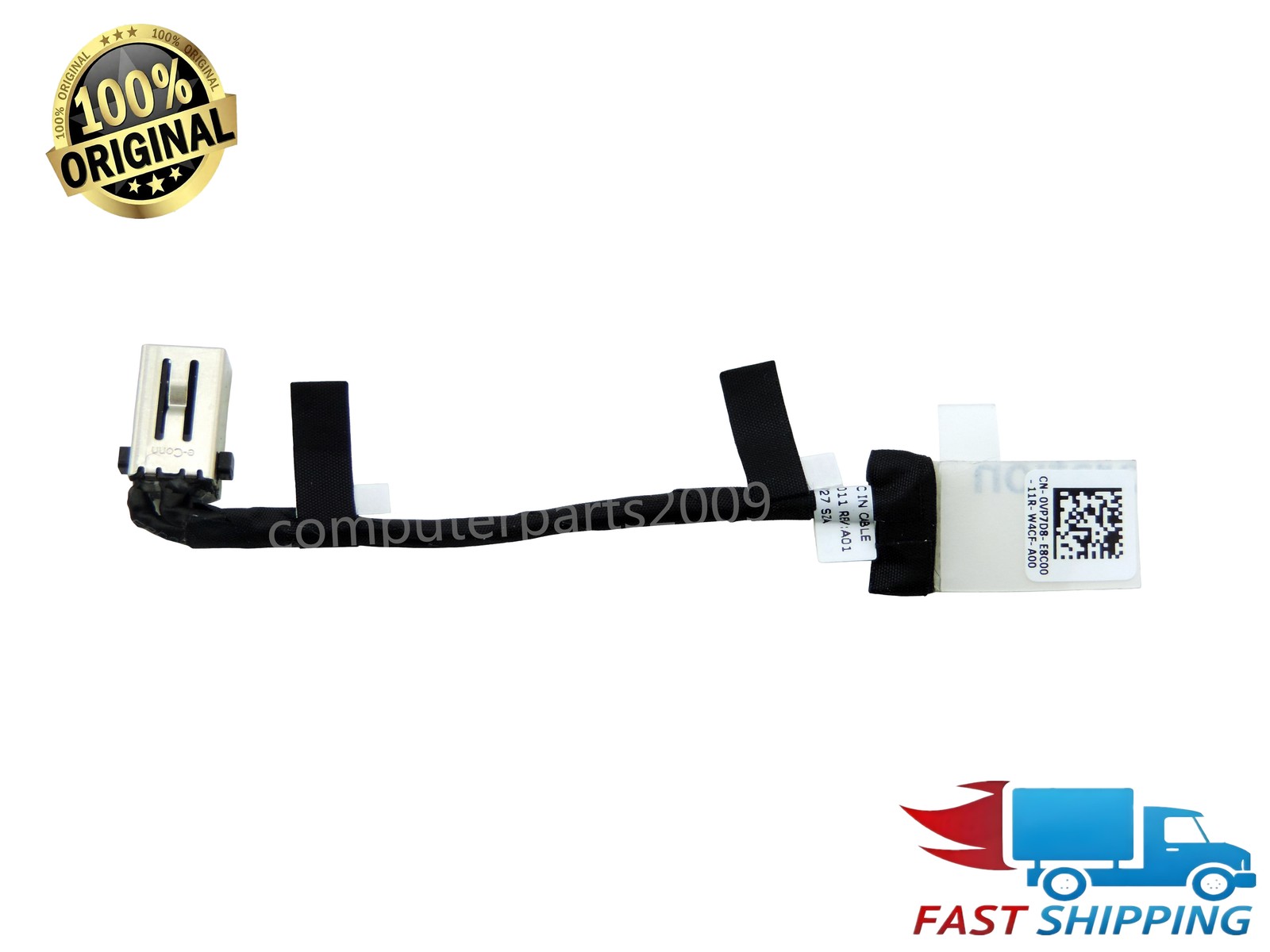 Original For Dell P143G001 Laptop DC IN Power jack cable charging port connector