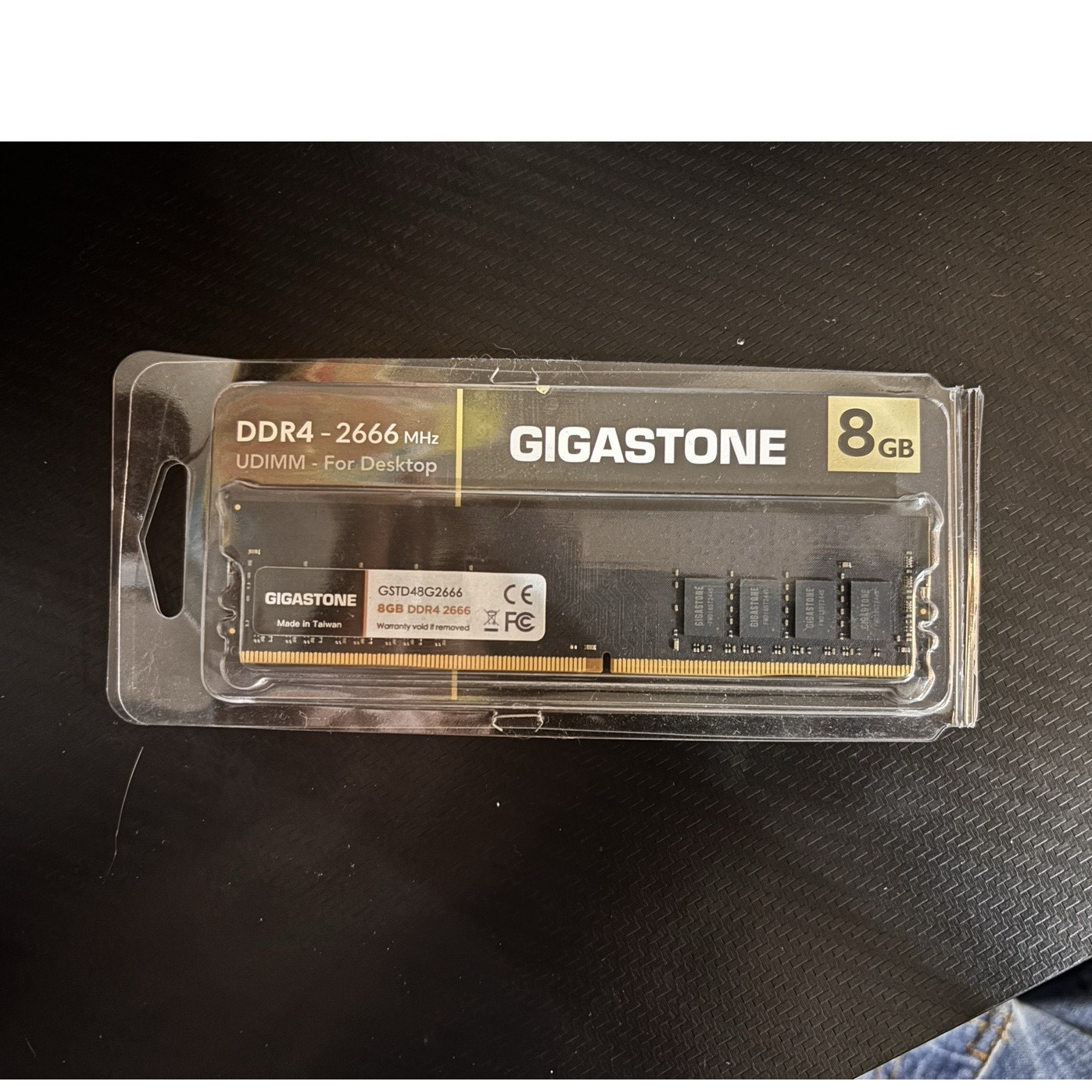 GIGASTONE 8GB DDR4-2666 PC4-21300 UDIMM 288-Pin Non-ECC Unbuffered