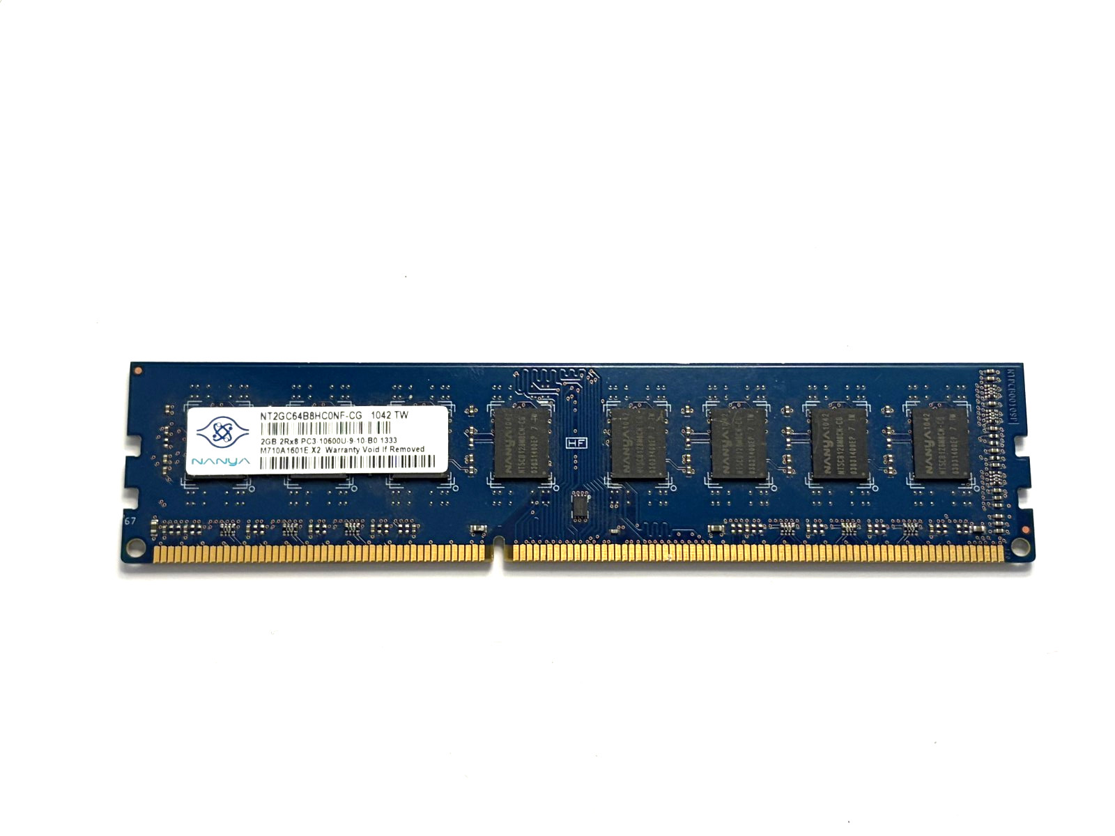 Nanya 4GB DDR3-1600 PC3-12800U UDIMM Desktop RAM NT3GC64B8HC0NF-CG Tested