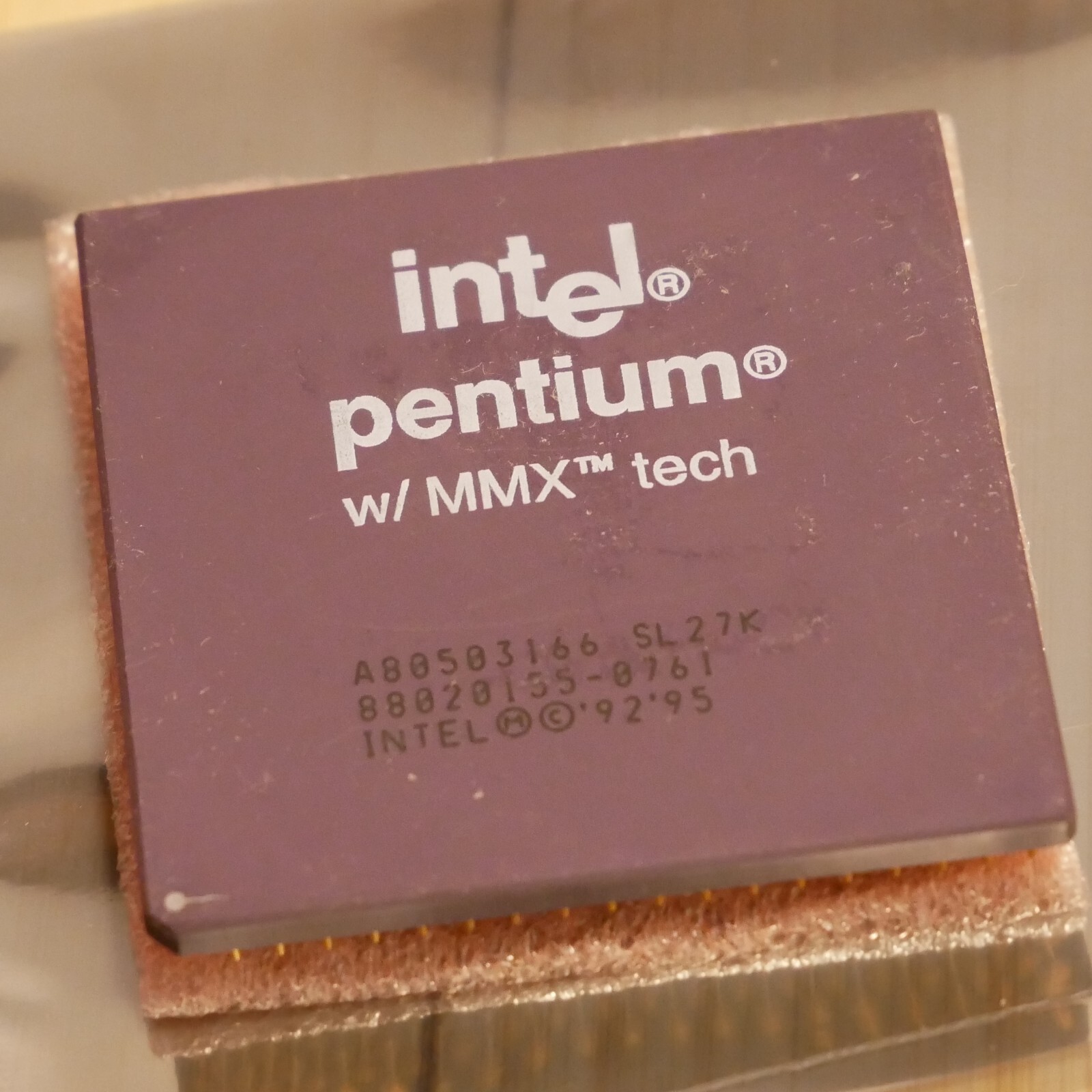 Intel Pentium P166 A80503166 166MHz CPU Processor with MMX – Tested & Working 09