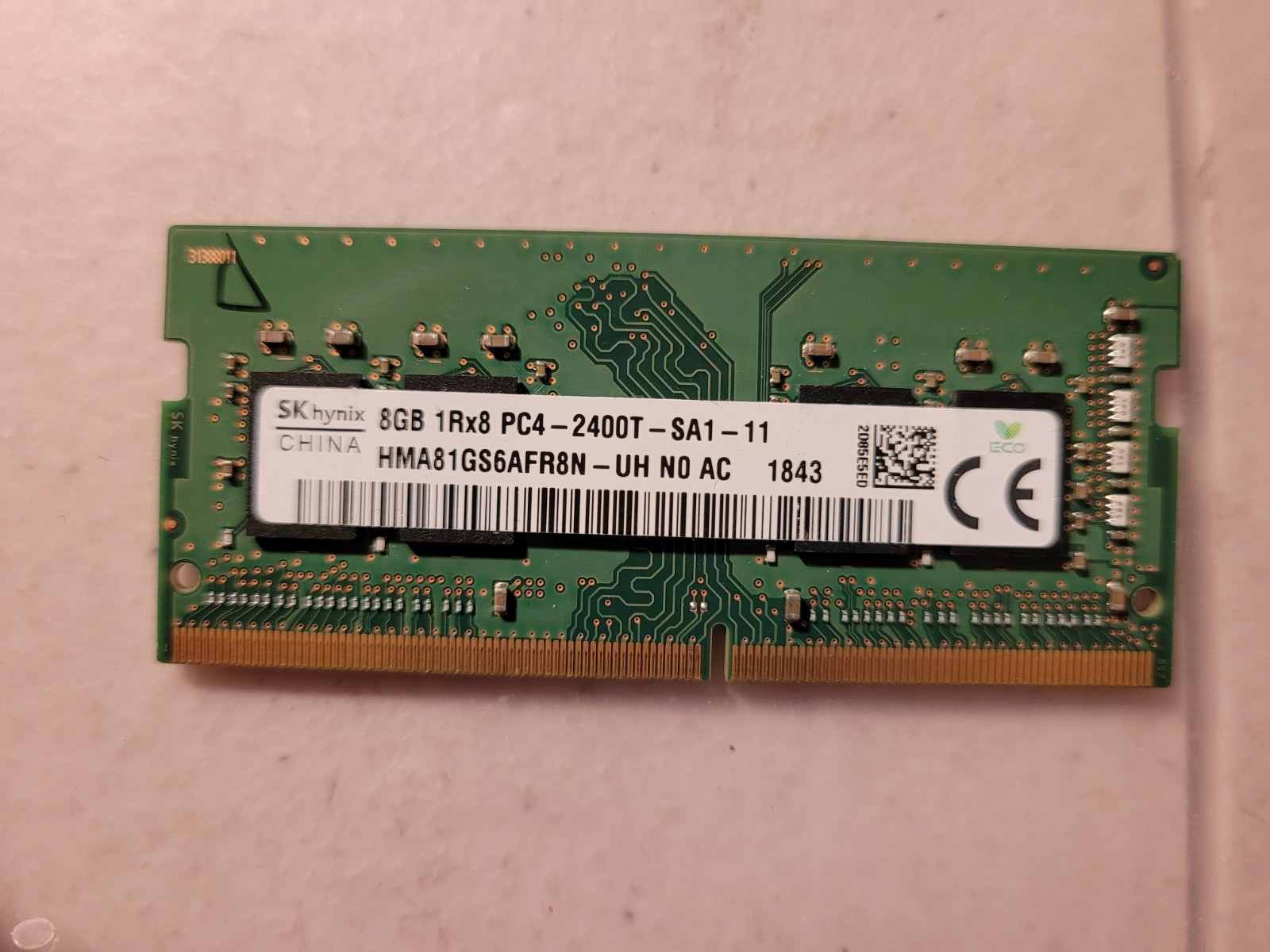 Skhynix 8GB PC4-2400T PC4-19200 DDR4 2400 MHz 1.2V CL17 Laptop RAM Memory