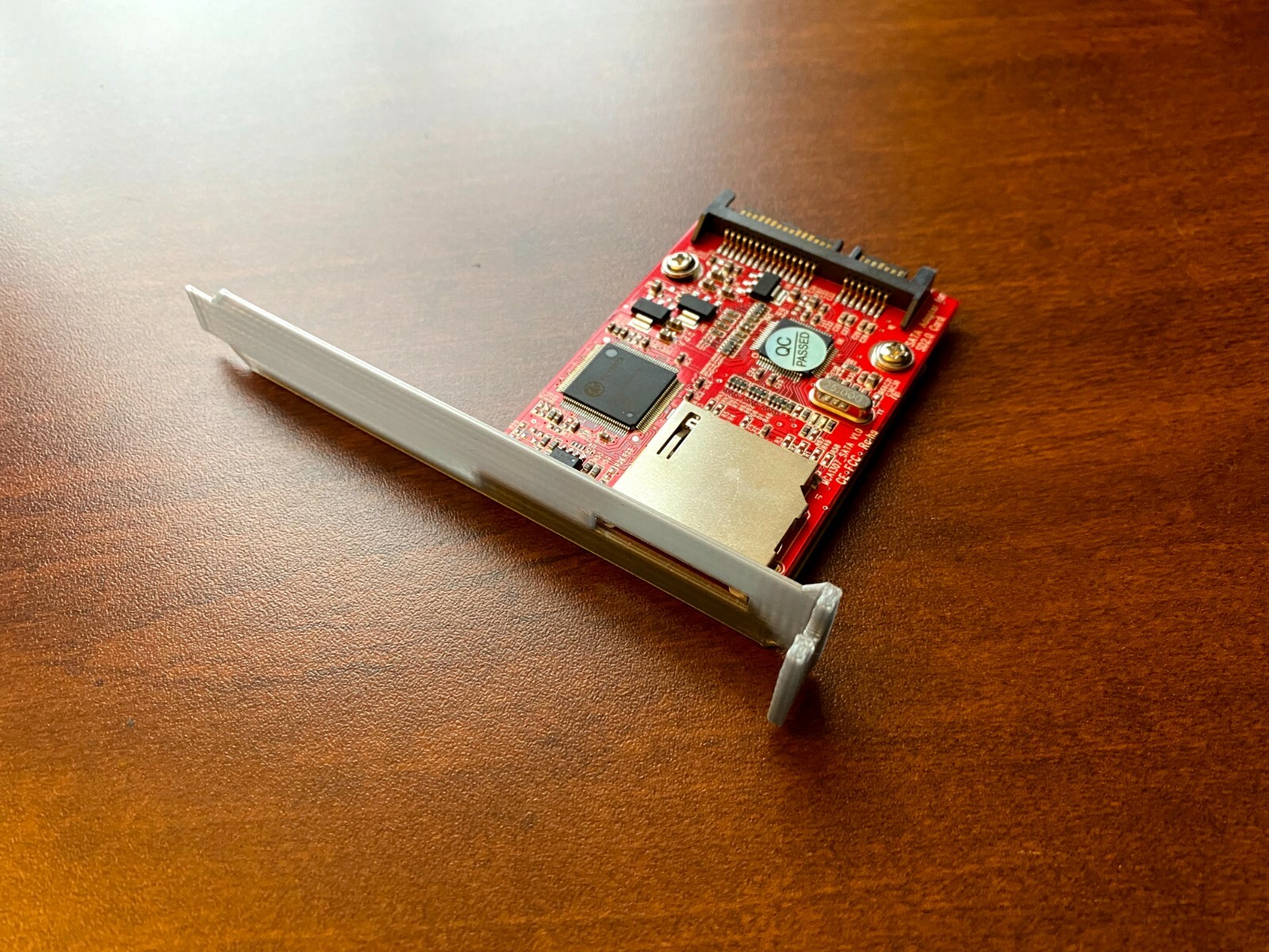 SD / micro SD PCI and Low Profile PCI bracket SATA adapter