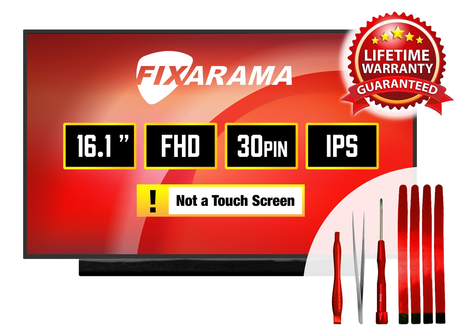 HP Pavilion 16-A0030NR 16-A0035NR FHD LCD Screen + Tools GRADE A+ FIXARAMA