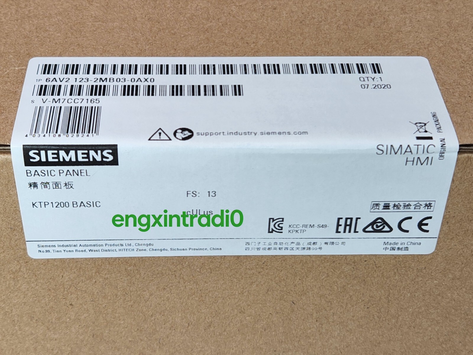 vip link 2pcs New Siemens 6AV2123-2MB03-0AX0 Touch Panel Fast Shipping