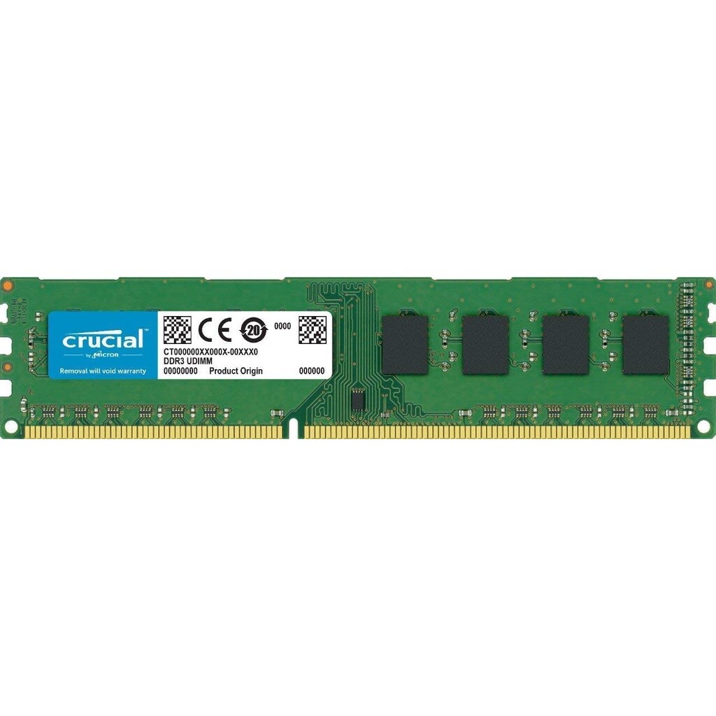 CRUCIAL DDR3 1600MHz 2x 8GB 16GB PC3-12800 Desktop Memory RAM DIMM 240pins