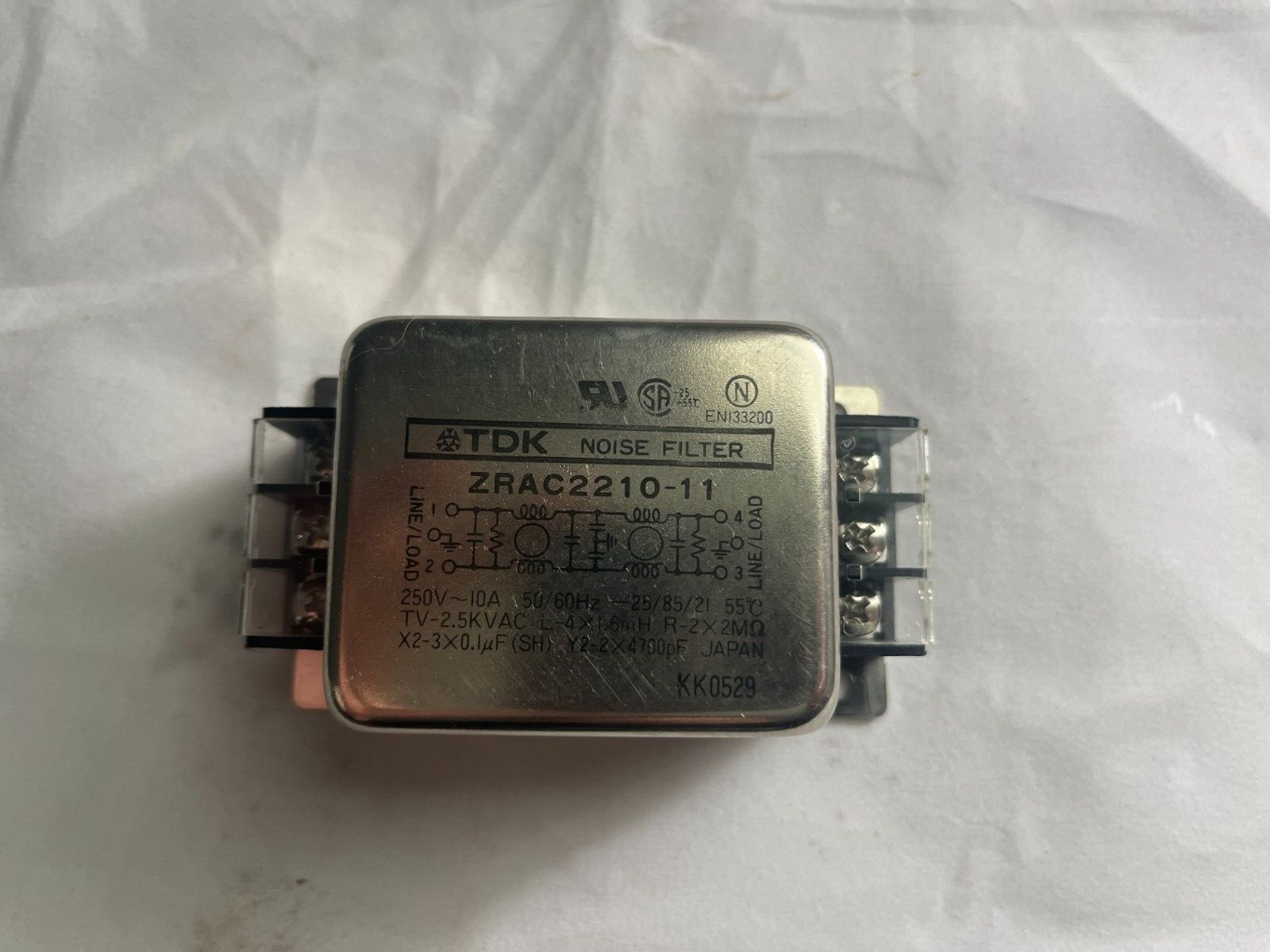 TDK ZRAC2210-11 NOISE FILTER