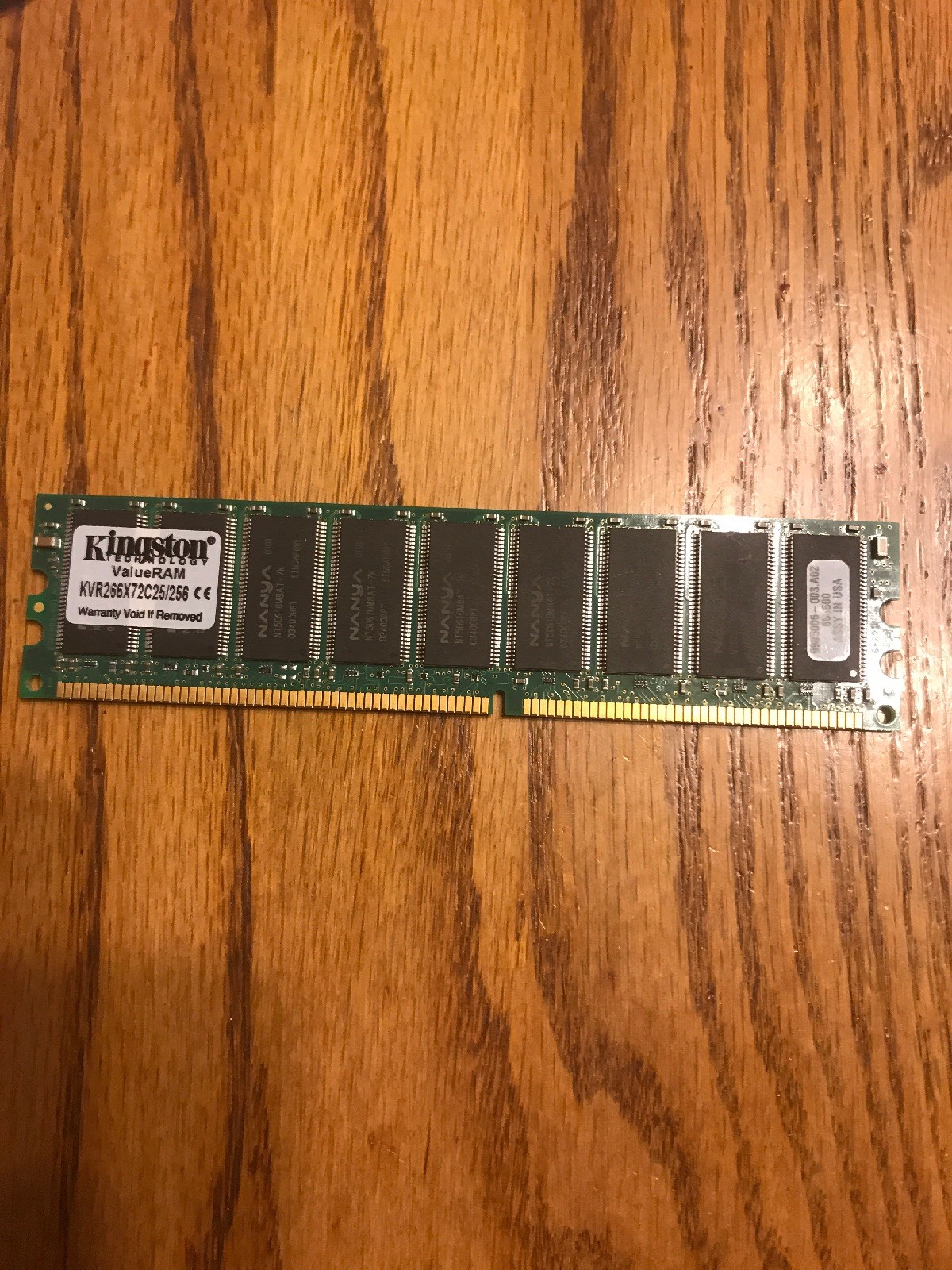 Kingston Value RAM KVR266X72C25/256 N 24h