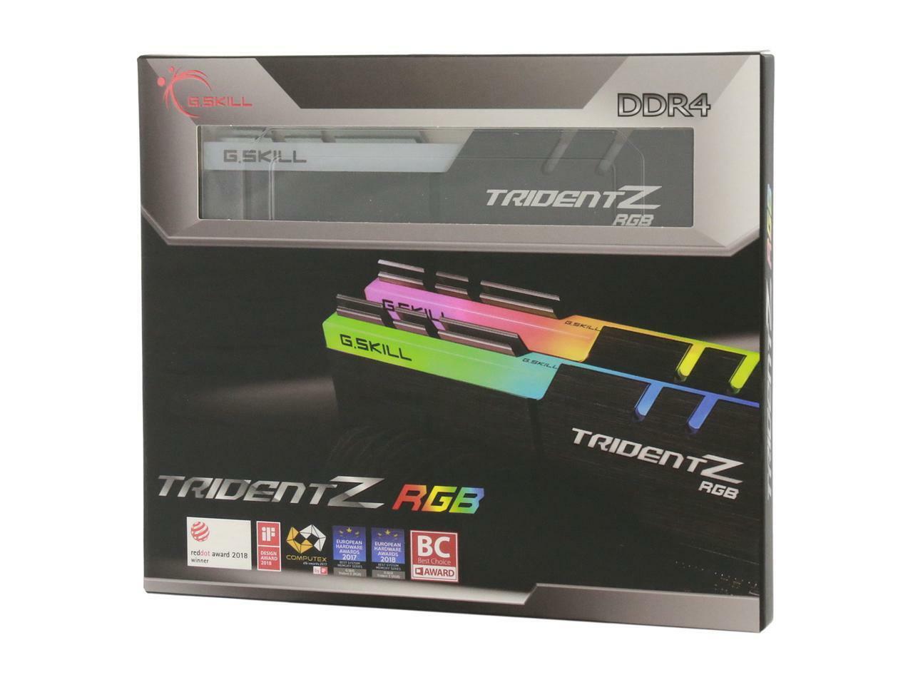 G.SKILL TridentZ RGB Series 32GB (2 x 16GB) 288-Pin PC RAM DDR4 3600 (PC4 28800)