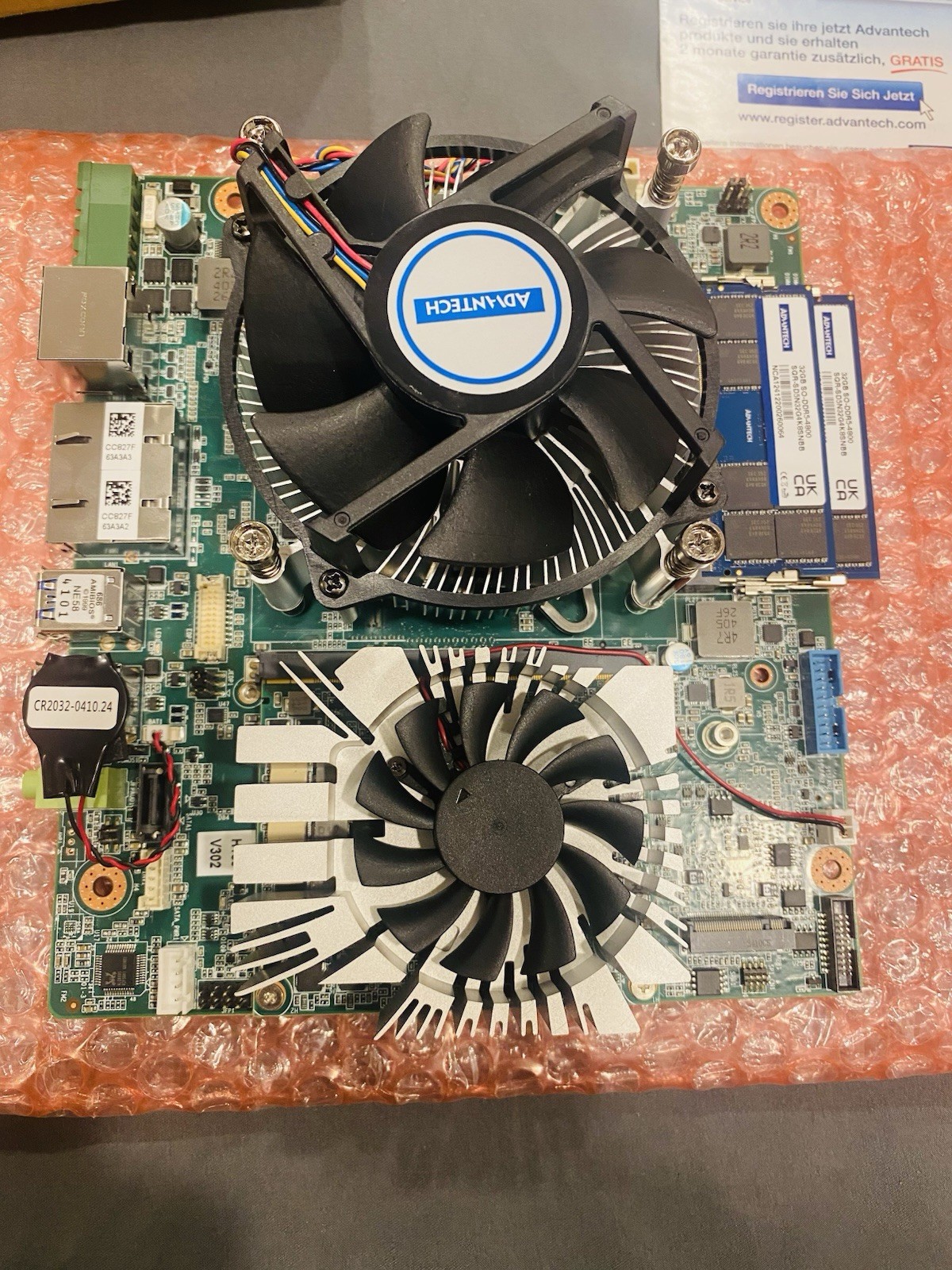 Advantech AIMB-288E Edge AI Motherboard Mini ITX Intel Core I9 12900 64GB DDR5