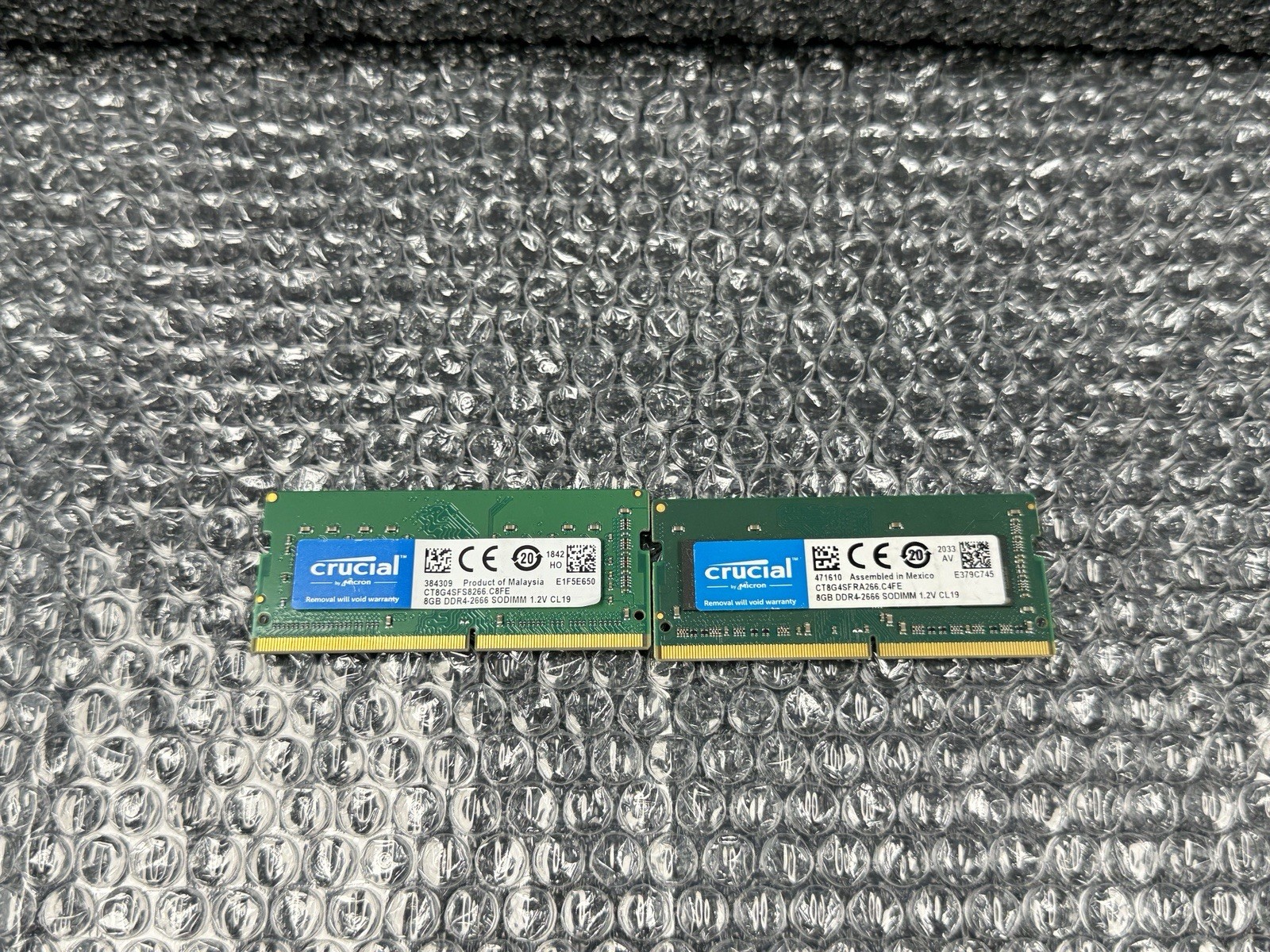 Crucial 8GB DDR4 2666MHz PC4-21300 Laptop RAM SODIMM Memory