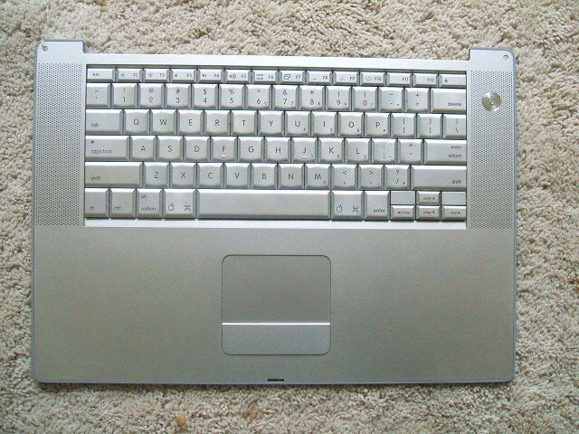 Powerbook G4 15″ 1.67GHz A1138 Keyboard TrackPad Top 620-3273-A 620-3273-04 -07.