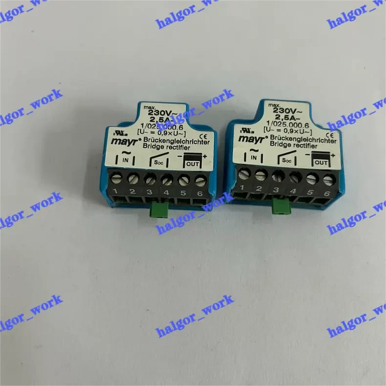 1PCS NEW 230V 2.5A 1/025.000.6 0802471 8166184 With feet In Stock #YY