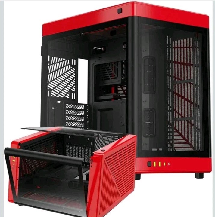 GAMDIAS RGB Tempered Glass Gaming Computer PC Case, 2-Way Standing w/Vertical…