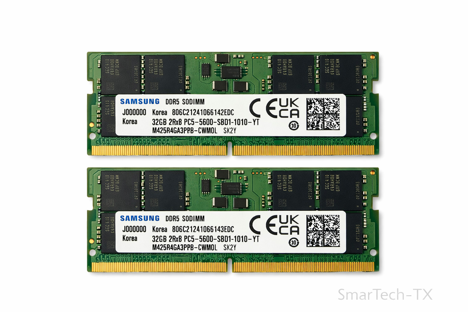 Samsung 64GB PC5-44800 DDR5 5600 (2x32GB) SODIMM Laptop Memory RAM -Fully Tested