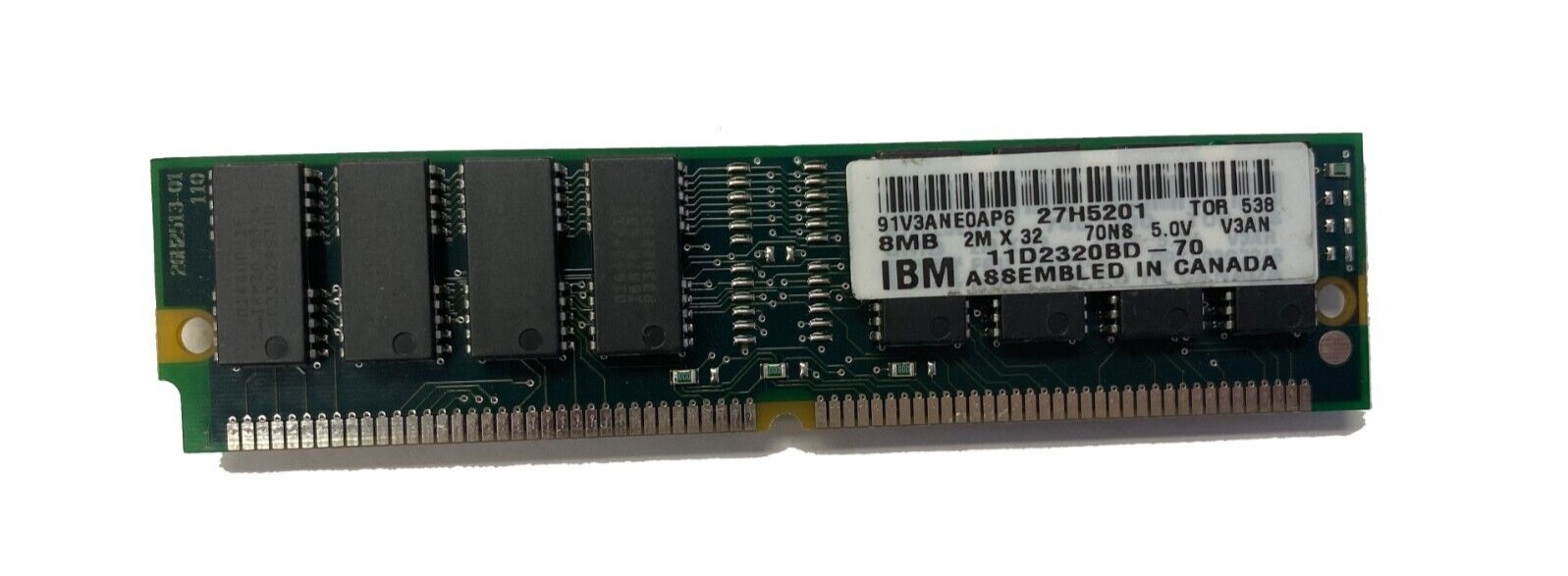8MB 72 pin 70ns SIMM FPM 2Mx32 5V Non-Parity RAM Memory for IBM PC MAC HP Compaq