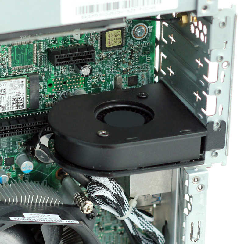 Low Profile PC Internal Fan PCIe GPU Air Exhaust Cooler 3pin 4pin Power 3000rpm