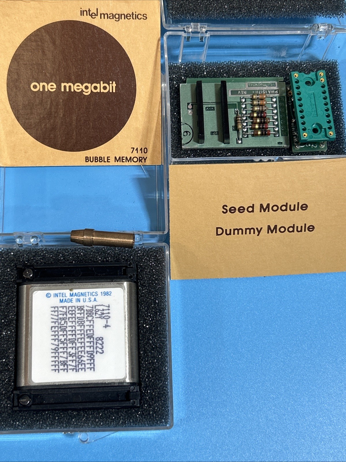 Rare NIB Intel Magnetics BPK-72 Bubble Memory Prototype Kit 7110,Complete W/Docs