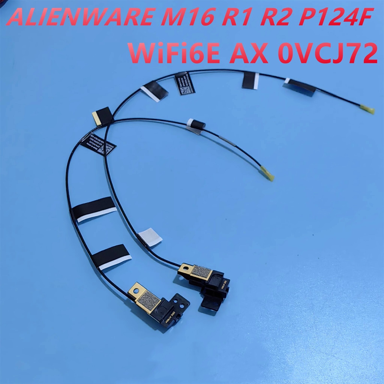 New Antenna WIFI 6E Cable For Dell Alienware M16 R1 R2 Gaming P124F 0VCJ72 VCJ72