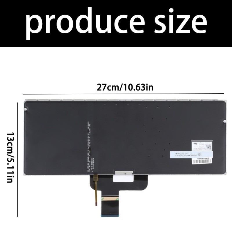 Backlit Laptop Keyboard Plastic Metal Construction For RX410U RX310 Series