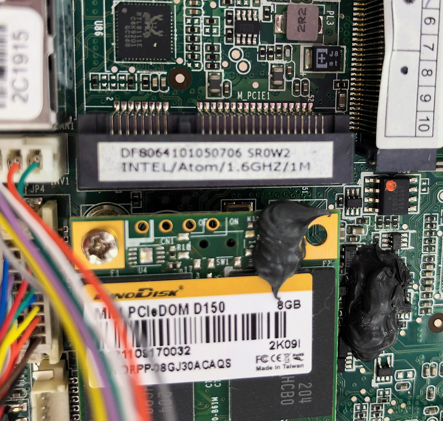 WAFER-CV-D27001 IEI Embedded Computer Board 005B217-00-102-RS w/ Mini PCIe 4GRam