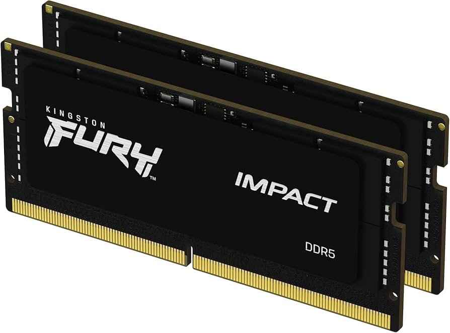 Kingston FURY Impact 64GB (2 x 32GB)DDR5 SDRAM Memory Kit Laptop KF556S40IBK2-64