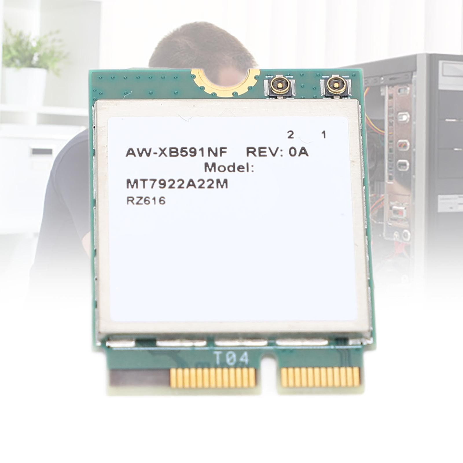 AW-XB591NF RZ616 MT7922A22M Wireless Card M.2 WiFi 6E Bluetooth 5.2 Ban WBDH